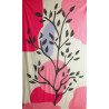 Foulard Coton Bio Sycomore Fuchsia