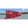 foulard Coton Bio Equateur Rouge