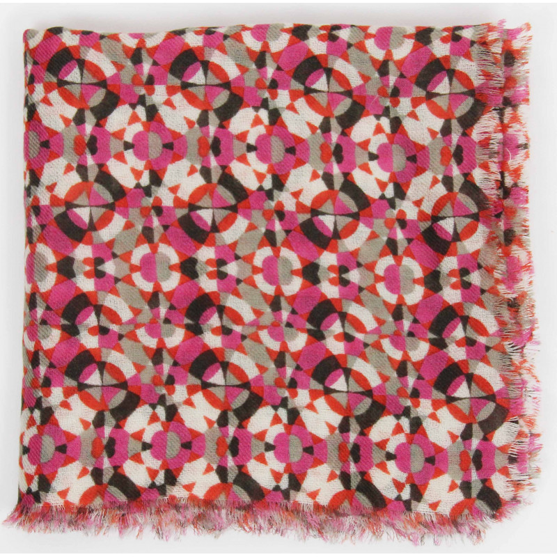 Carré Laine Partition Fuchsia