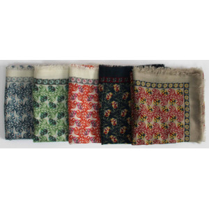 Carré Laine Poème Marine Navy