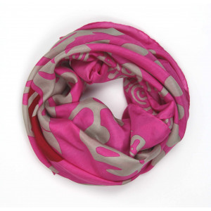 Carré Soie Panama Fuchsia