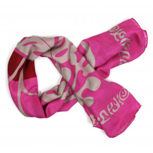 Carré Soie Panama Fuchsia