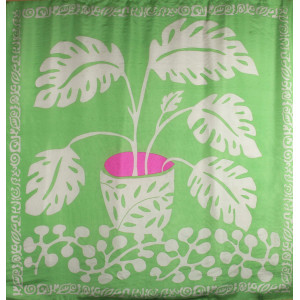 Carré Soie Panama Vert Green