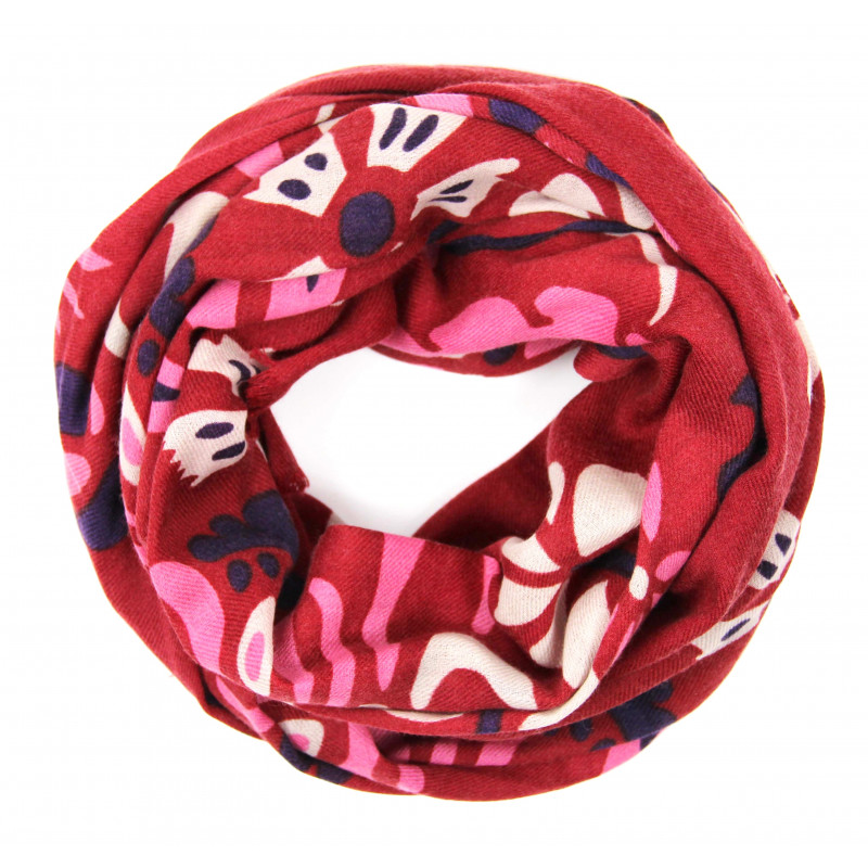 Echarpe Laine Yvonna Rouge