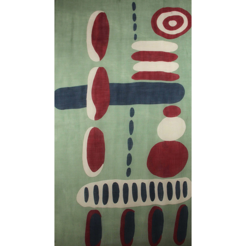 Echarpe XL Cairn Bordeaux