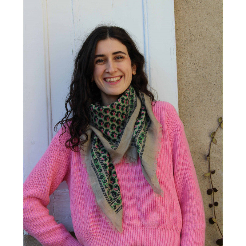 Carré Laine Valentine Beige