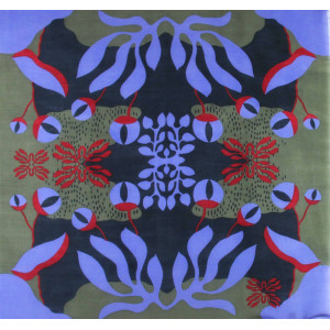 Carré Laine Abysse Violet