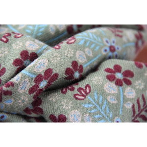 Wool Square Agata Kaki