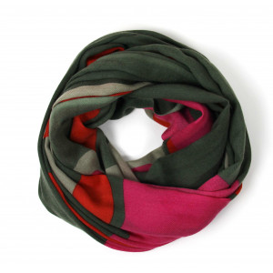 XL Wool Scarf Cairn Kaki