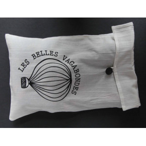 Carre Soie Bubble Noir