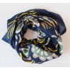 Carré Soie Anastasia Marine/ Navy