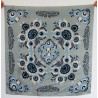 Carré Soie Anastasia Bleu/ Blue