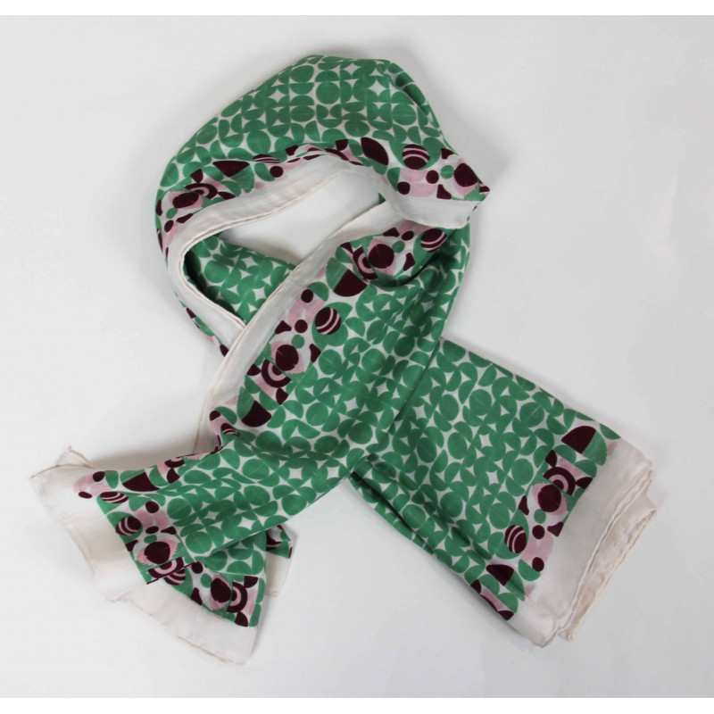 Carré Soie Performance Kaki