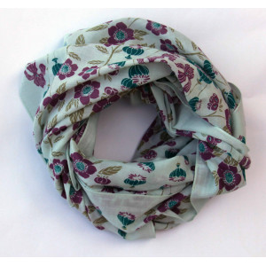 Carré Coton So British Prune