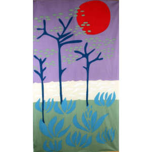 Foulard Coton Bio Cap Breton Kaki