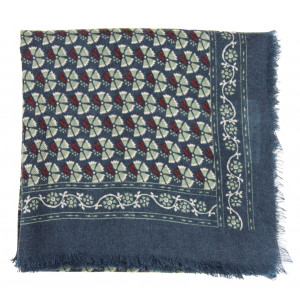 Wool Square Valentine Marine