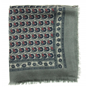 Wool Square Valentine Kaki