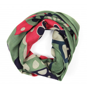 Wool Scarf Goya Kaki