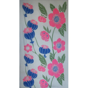 Foulard Coton Bio Poppy Pastel