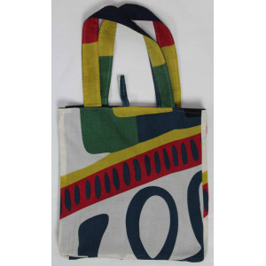 Cabas en coton upcycling Combination Beige