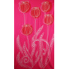 Foulard Coton Bio Mekong Fuchsia