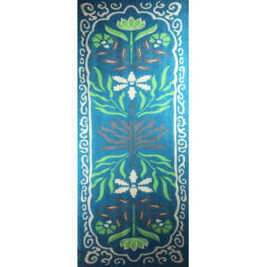 Echarpe Laine Indira Bleu