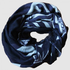 Echarpe XL Ndebele Bleu
