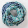 Foulard Coton Bio Baobab Bleu Blue