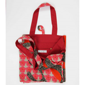 Cabas en coton upcycling Baobab Rose Pink