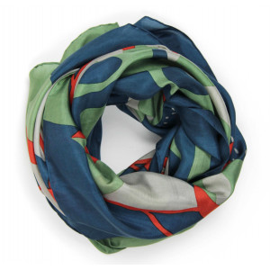 Carré Soie Pacifique Vert