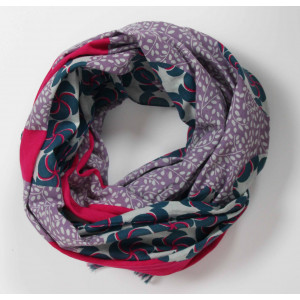 Foulard Coton Bio Baobab Lavande