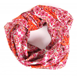 Carré Coton Tanger Fuchsia