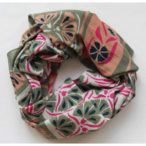 Carre Coton Bio Diego Kaki