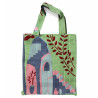 Upcycling Silk Bag Musette Kasbah Vert