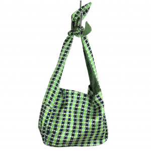 Upcycling Silk Bag Bobby Logic Vert Green