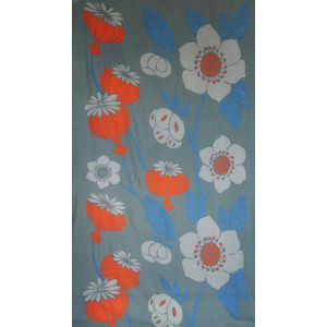 Foulard Coton Bio Poppy Kaki