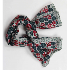 Carre Soie Bahia Rouge Red