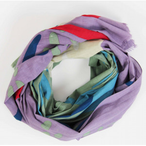 Foulard Coton Bio Cap Breton Kaki