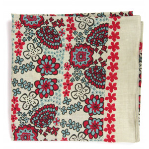 Carré Coton Hawai Rouge Red