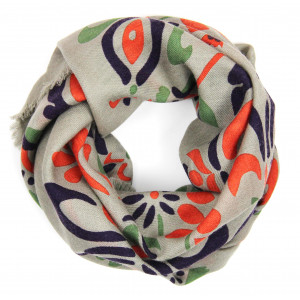 Wool Square Tatiana Brique