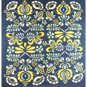 Wool Square Tatiana Jaune Yellow