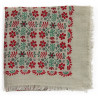 Wool Square Agata Rouge Red