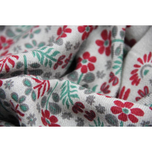 Wool Square Agata Rouge Red