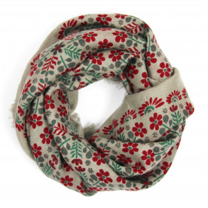 Wool Square Agata Rouge Red