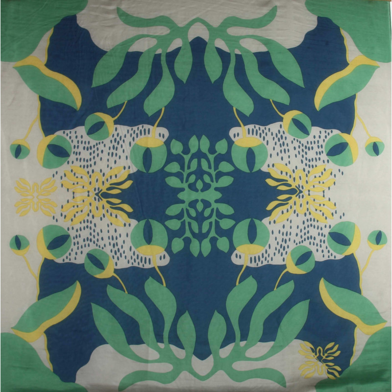 Carré Soie Pacifique Jaune