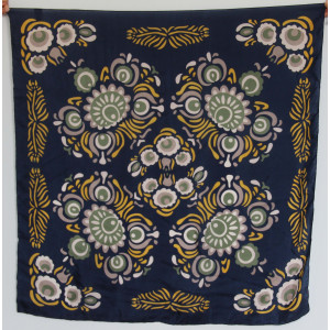 Carré Soie Anastasia Marine/ Navy