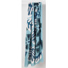 foulard Coton Bio Equateur Bleu