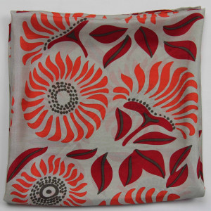 Carre Soie Folly Orange