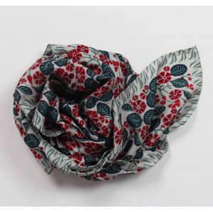 Carre Soie Bahia Rouge Red