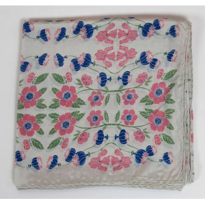 Carré Soie Flora Pastel